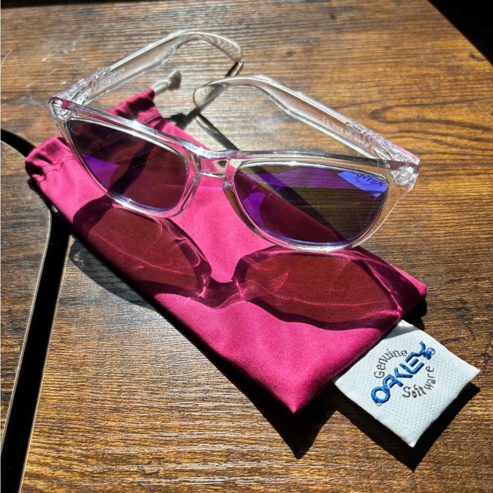 Oakley Sunglasses with Blue Lenses